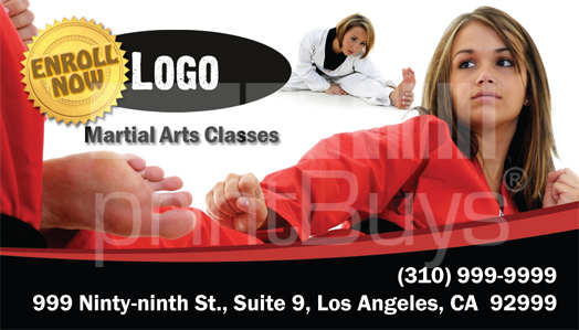 Martial Arts Design Template ma000501 Business card