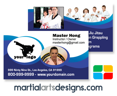 Martial Arts Business Cards #MA020020
