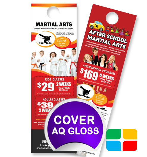 Martial Arts Door Hangers ma020010 4.25 x 14 Cover