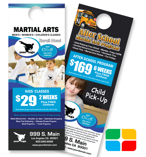 Martial Arts Door Hangers ma020020