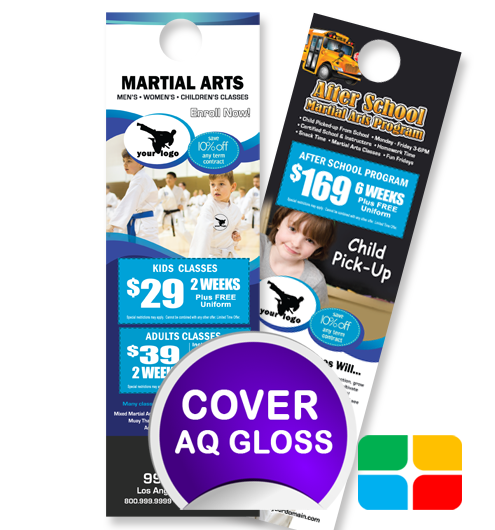Martial Arts Door Hangers ma020020 4.25 x 14 Cover