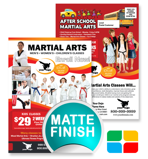 Martial Arts EDDM ma020010 6.5 x 9 Matte