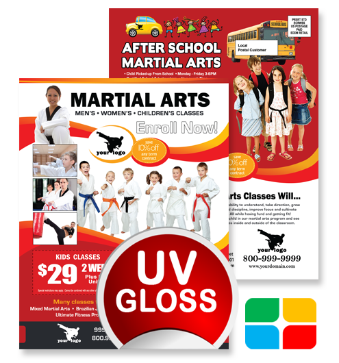 Martial Arts EDDM ma020010 8.5 x 11 UV Gloss