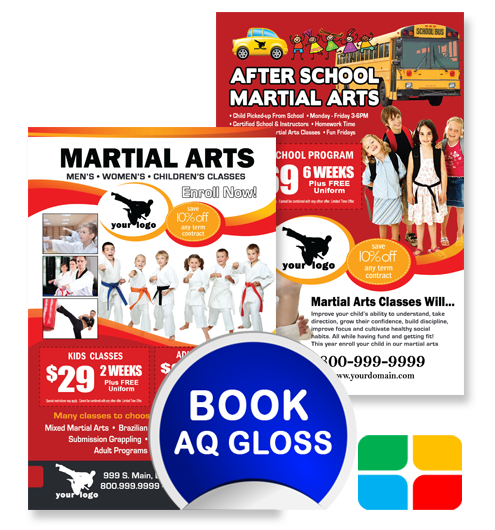 Martial Arts Flyers ma020010 8.5 x 5.5