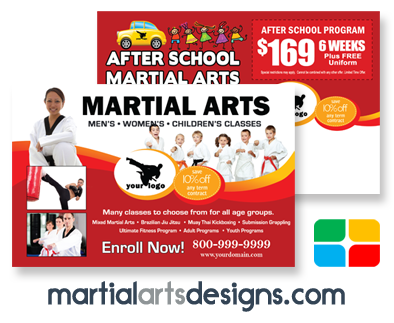 Martial Arts Postcards #MA020010 8.5 x 5.5 Matte