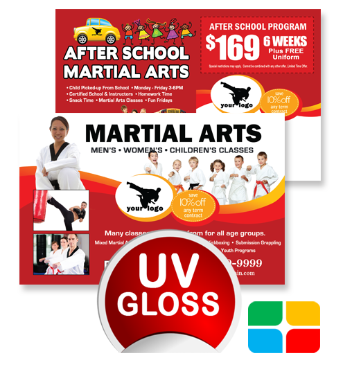 Martial Arts Postcards ma020010 4 x 6 UV Gloss