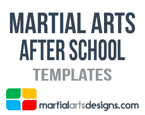 Martial Arts After School Template