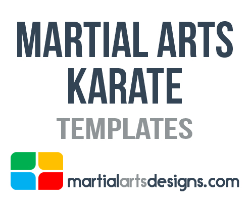 Martial Arts Karate Templates