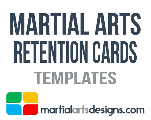 Martial Arts Rentention Cards Templates