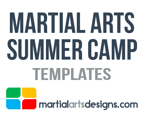 Martial Arts Summer Camp Templates