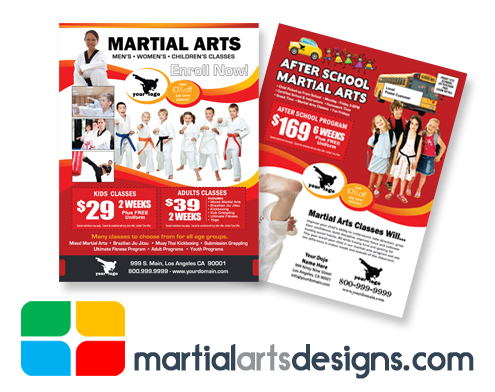Martial Arts EDDM Template ma020010