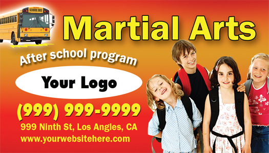 Martial Arts Design Template ma001002 Business card