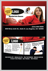 Martial Arts Design Template ma000501 business cards