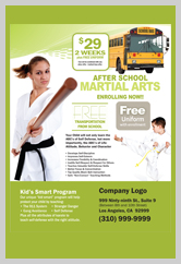 Martial Arts Design Template ma000501 flyers